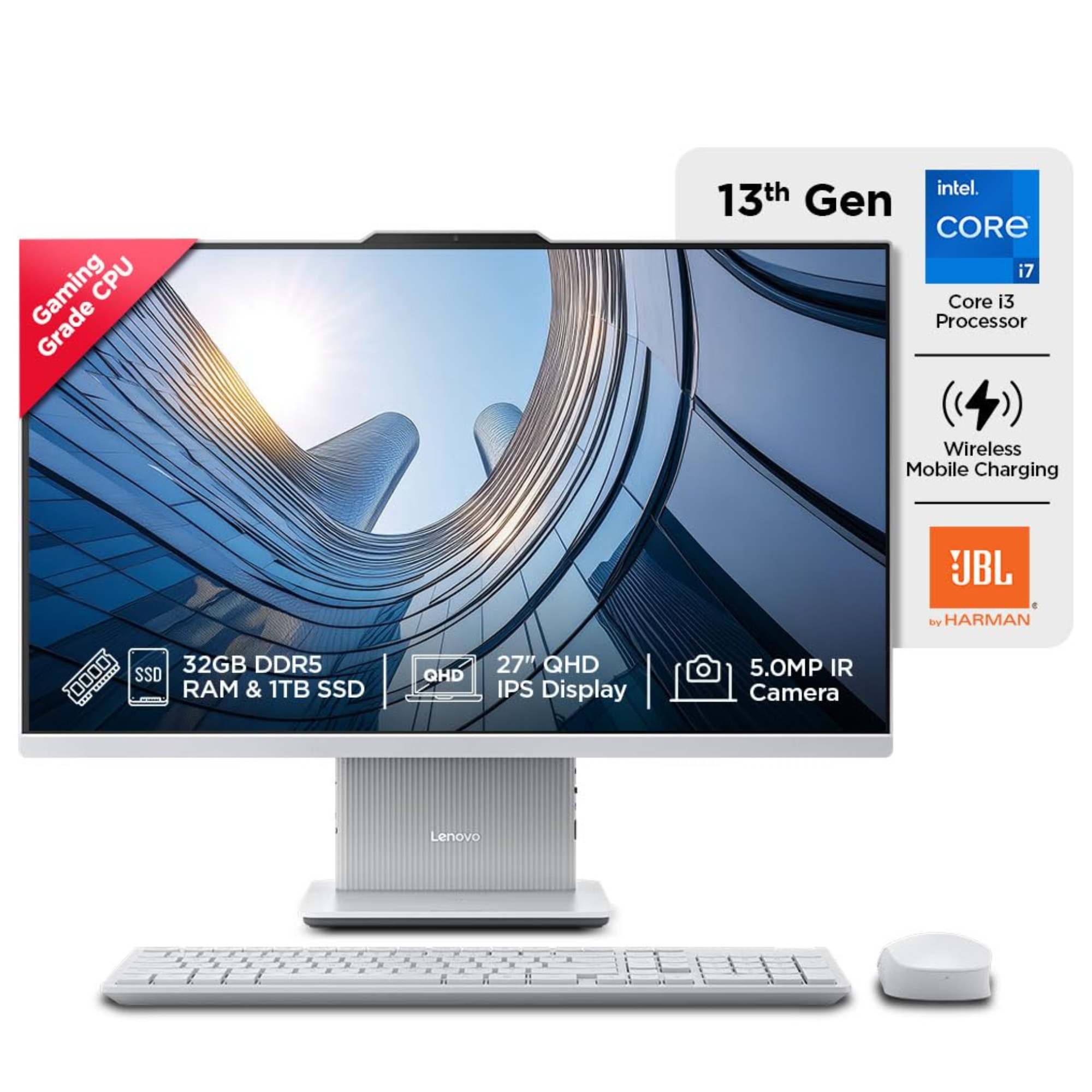 Lenovo IdeaCentre AIO Intel Core i7 13620H 27" QHD...